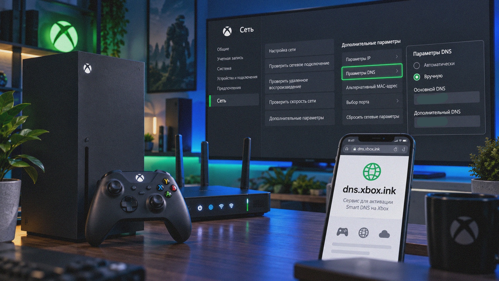 Как настроить DNS на Xbox Series X, Series S и Xbox One — пошаговая инструкция